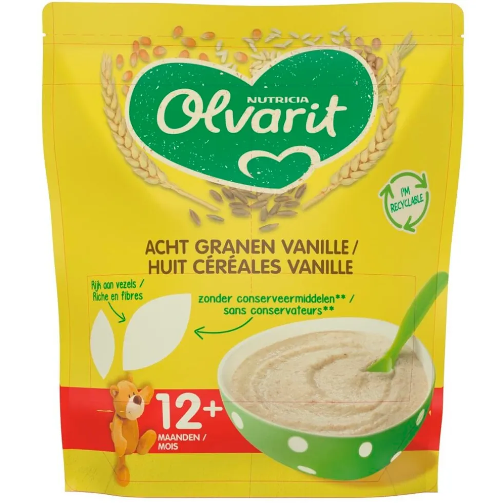 Olvarit 12+M Acht Granen Ontbijtpap