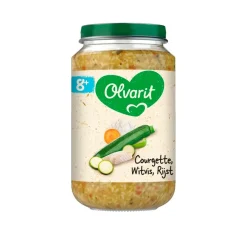 Olvarit 8+M Courgette Witvis Rijst