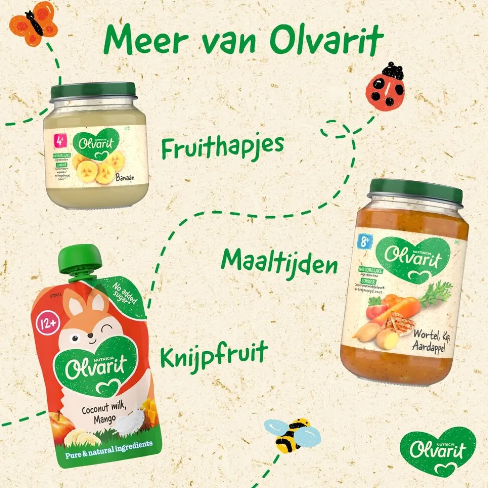 Olvarit 12+M Spinazie Kip Aardappel