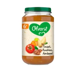 Olvarit 6+M Tomaat Rundvlees Aardappel Wortel