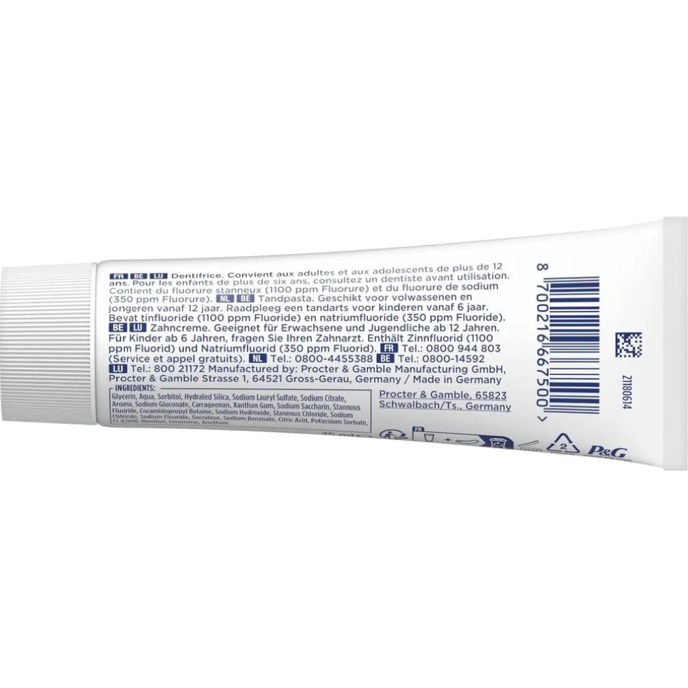 Oral-B Professional Glazuurversterking Zachte Munt Tandpasta