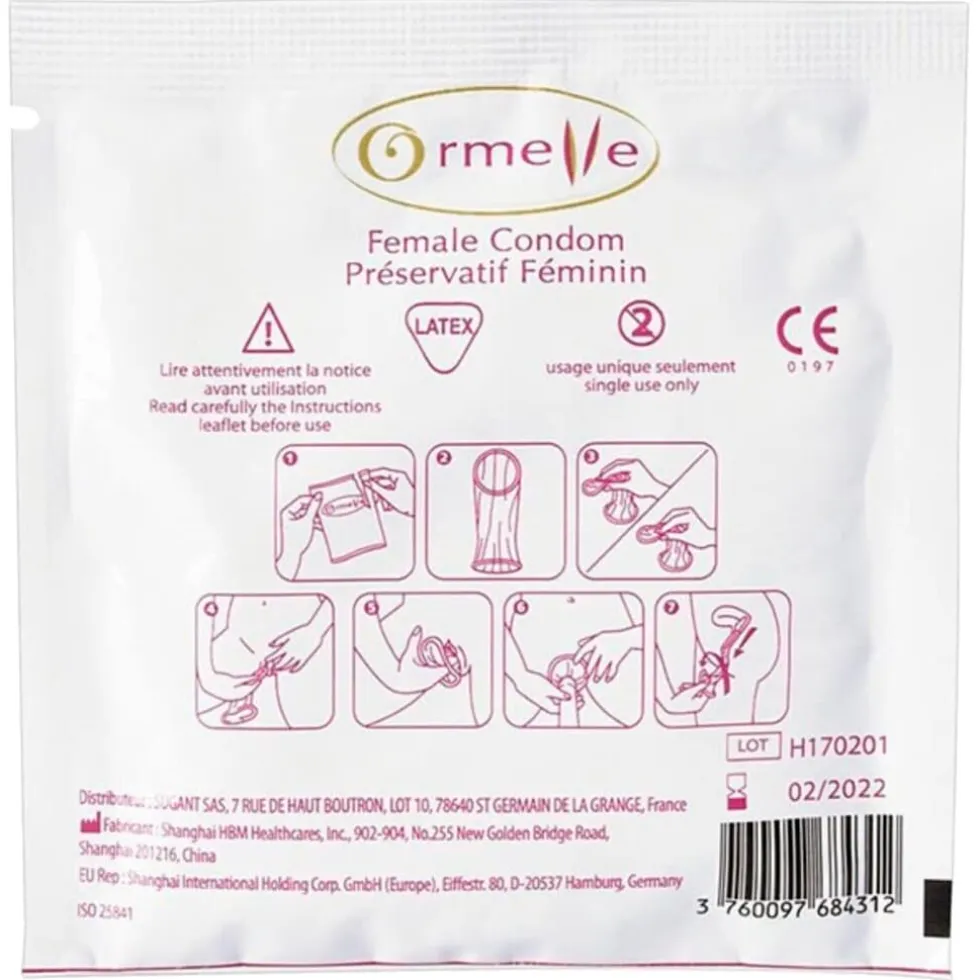 Ormelle Latex Vrouwencondooms