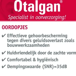 Otalgan Comfort Oordopjes