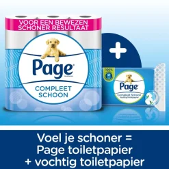 Page Compleet Schoon Toiletpapier