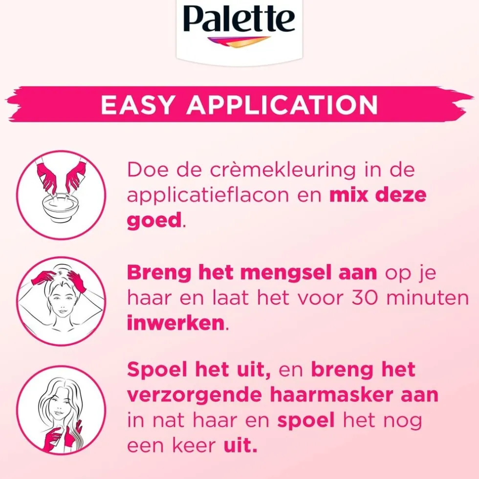 Palette Perfect Gloss 1-0 Zwart Niet-Permanente Haarverf