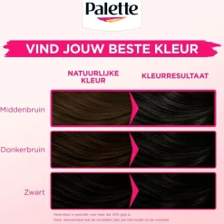 Palette Perfect Gloss 1-0 Zwart Niet-Permanente Haarverf