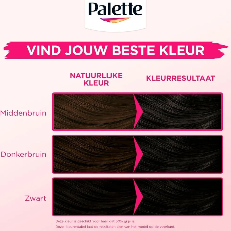 Palette Perfect Gloss 1-0 Zwart Niet-Permanente Haarverf