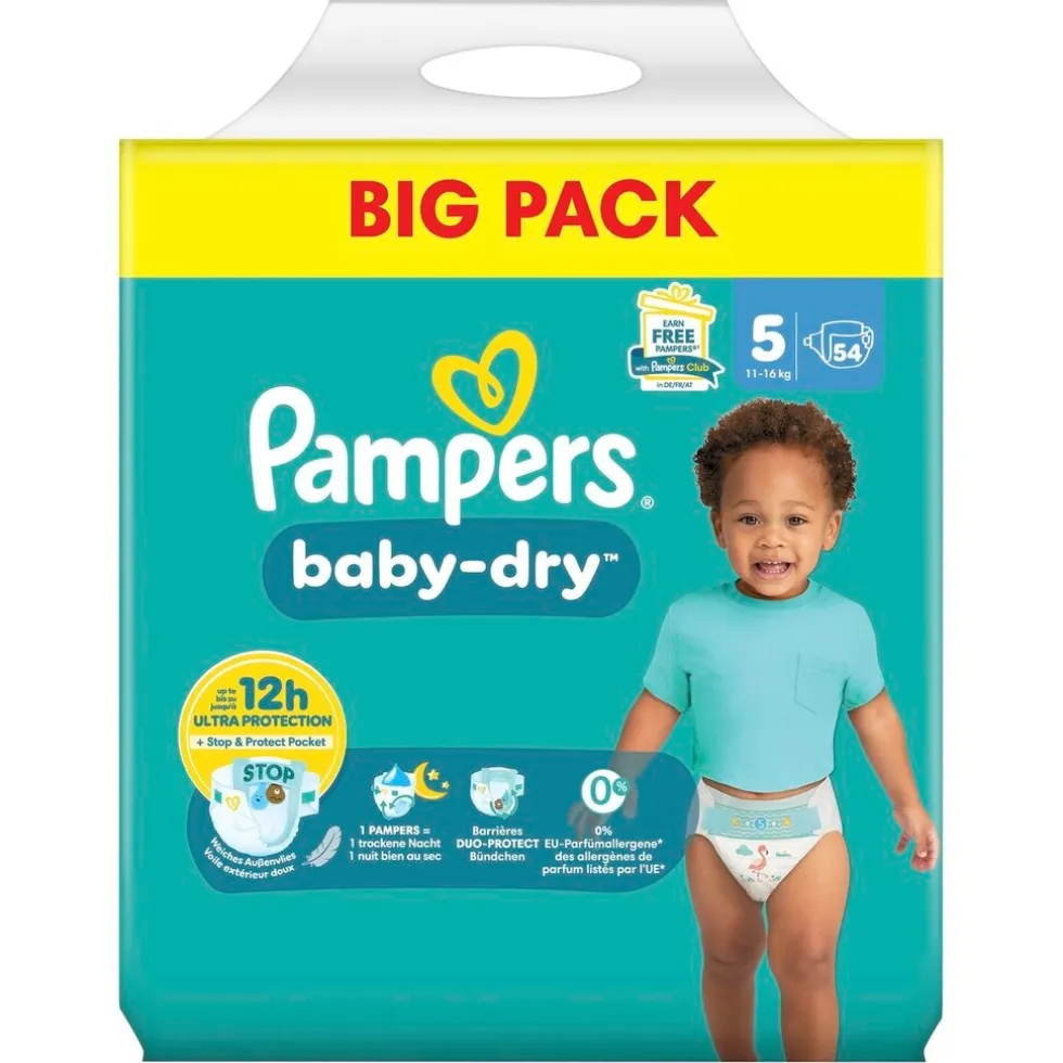 Pampers Baby-Dry Maat 5 Luiers