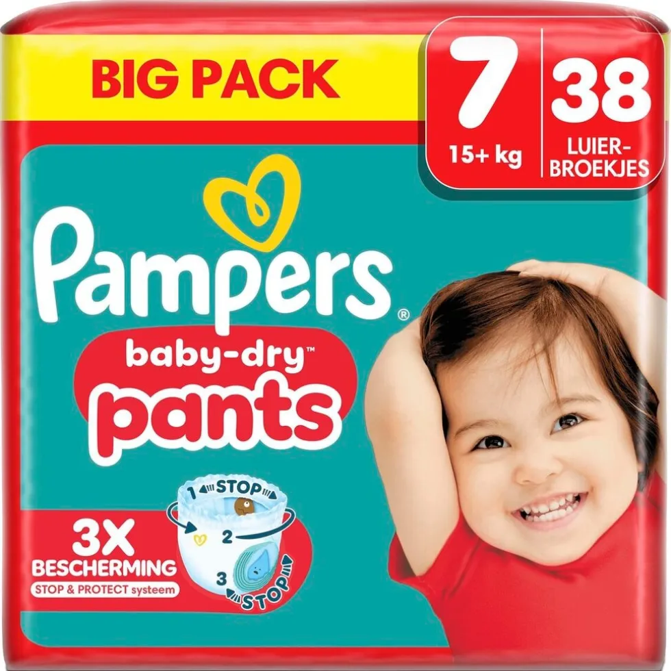 Pampers Baby-Dry Pants Maat 7 Luierbroekjes