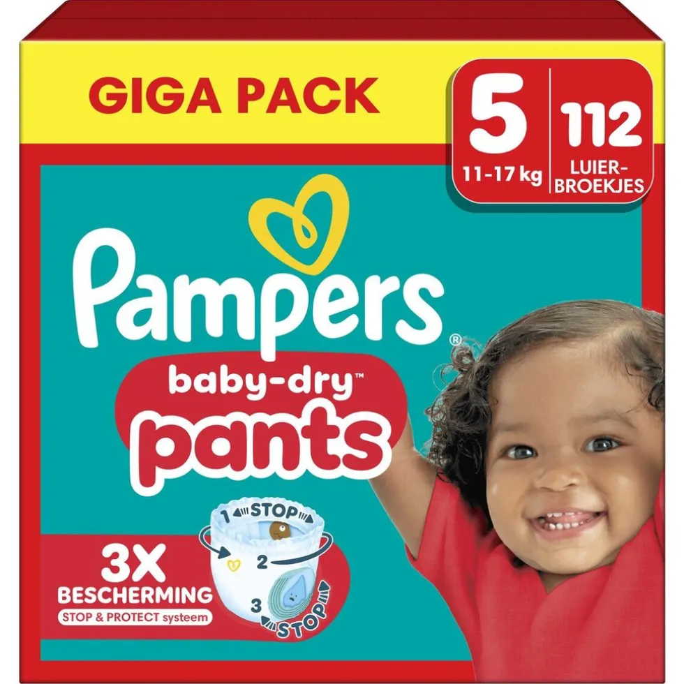 Pampers Baby-Dry Pants Maat 5 Luierbroekjes