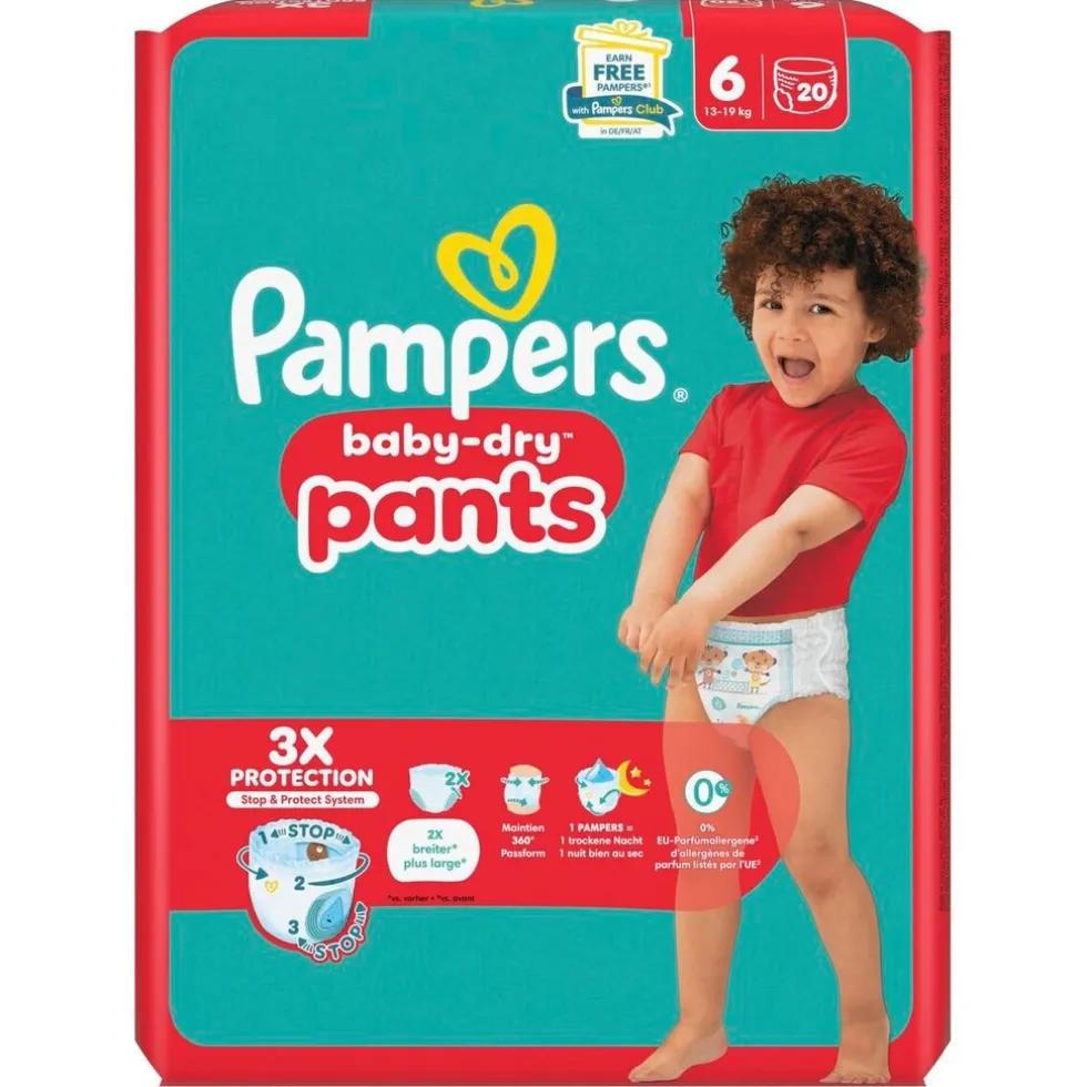 Pampers Baby-Dry Pants Maat 6 Luierbroekjes