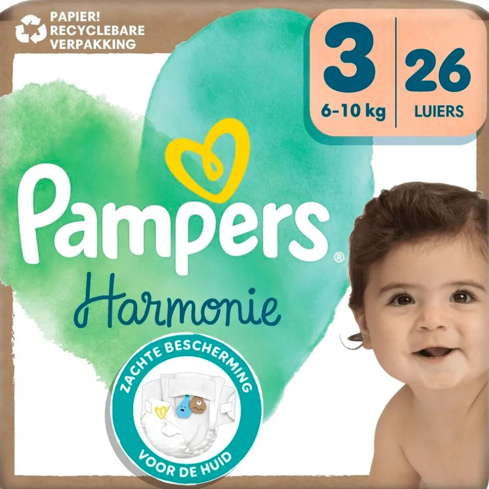 Pampers Harmonie Maat 3 Luiers