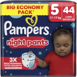 Pampers Night Pants Maat 5 Luierbroekjes