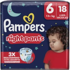 Pampers Night Pants Maat 6 Luierbroekjes