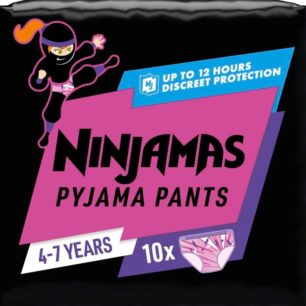 Pampers Ninjamas Meisjes 4-7 Jaar Pyjama Pants