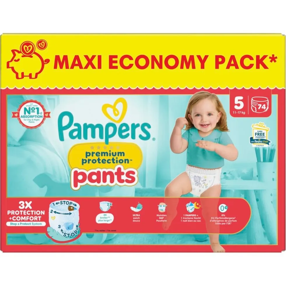 Pampers Premium Protection Pants Maat 5 Luierbroekjes