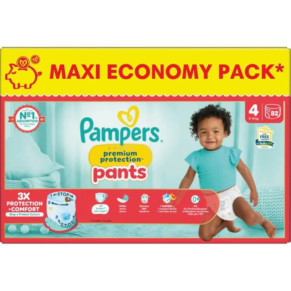 Pampers Premium Protection Pants Maat 4 Luierbroekjes