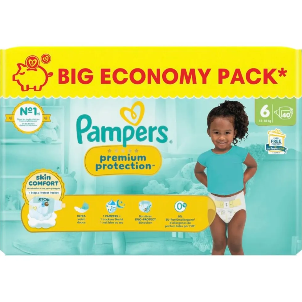 Pampers Premium Protection Maat 6 Luiers