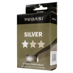 Pegasi 1 ster pingpong ballen 6st.