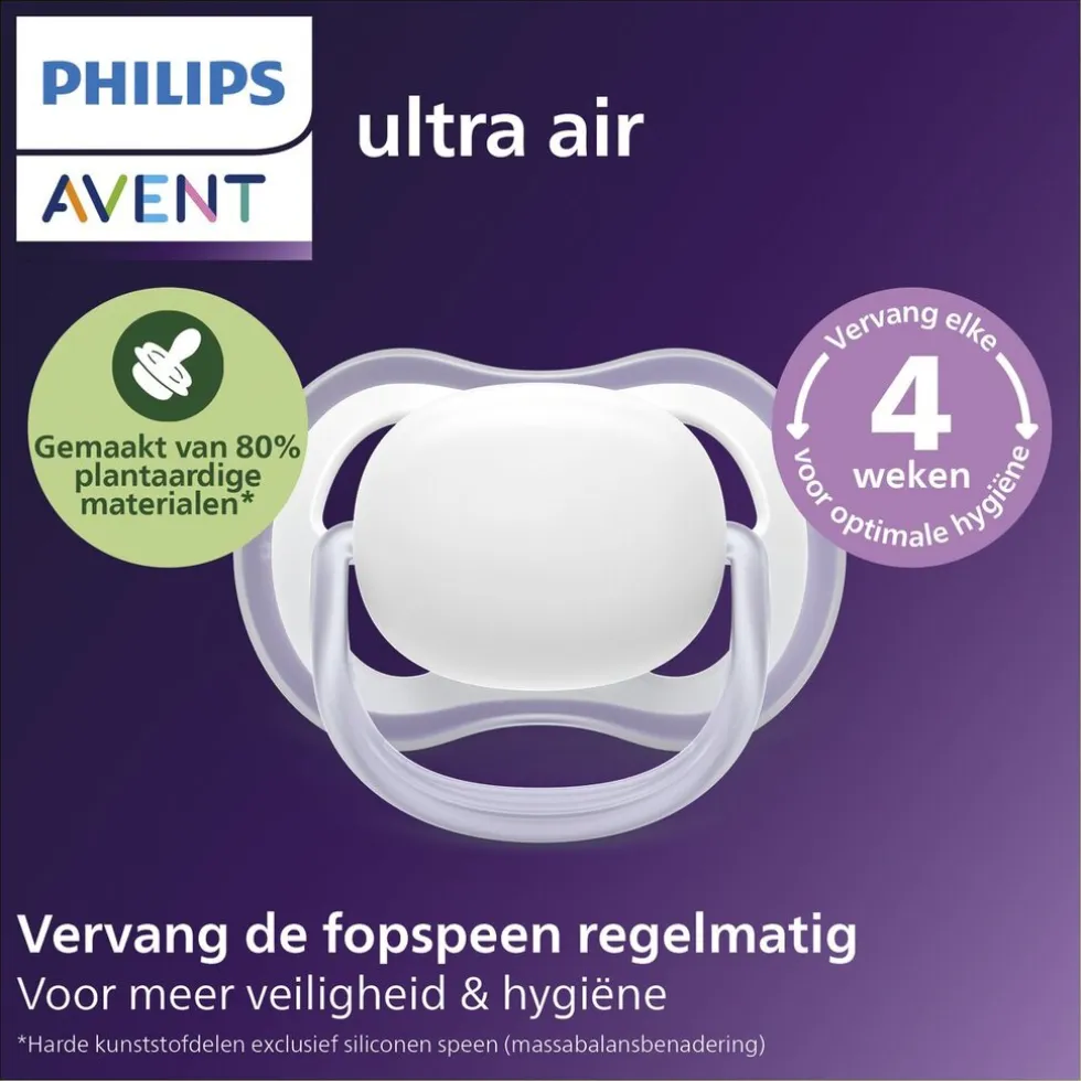 Philips Avent Soother Air 6-18M SCF087/11 fopspeen