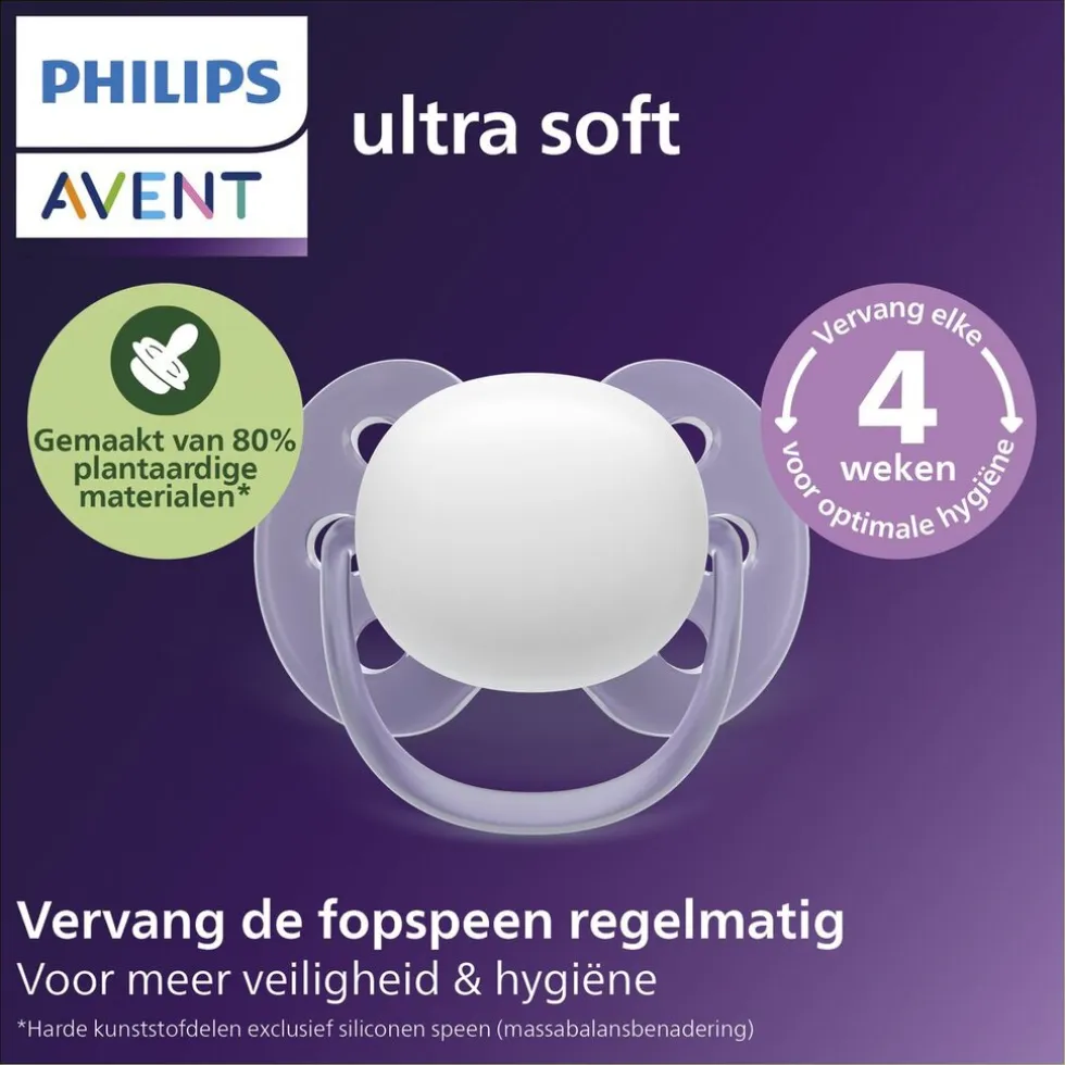 Philips Avent Ultra Soft SCF091/37 Fopspeen