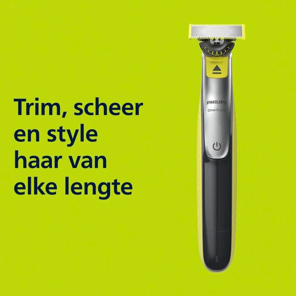 Philips OneBlade Face+Body QP2834/23 Trimmer, Scheerapparaat en Styler