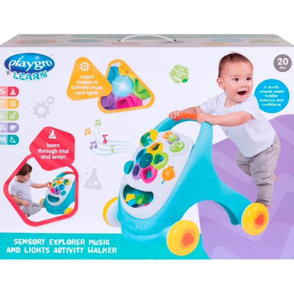 Playgro Sensory Explorer Music and Lights Activity Walker