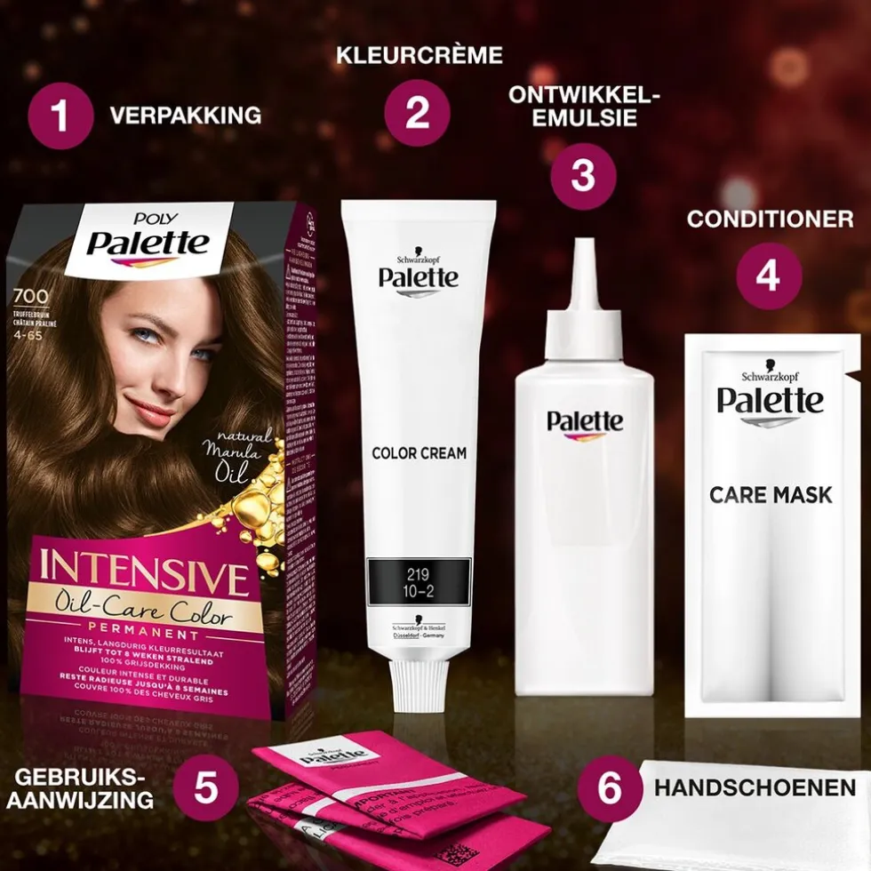 Poly Palette Intensive Oil-Care Color U71 Puur Zilvergrijs Haarverf