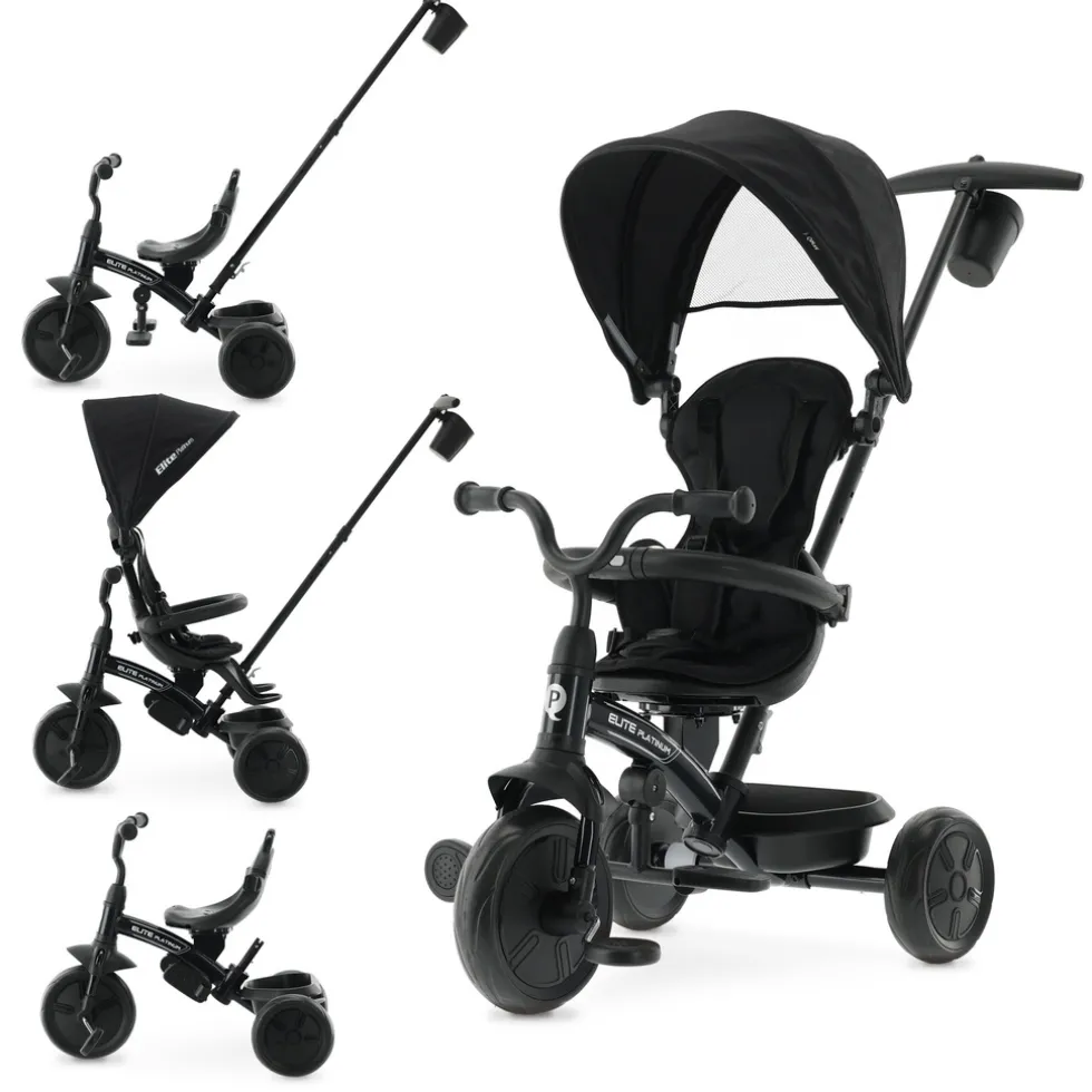 Qplay Elite Platinum Driewieler Loopfiets