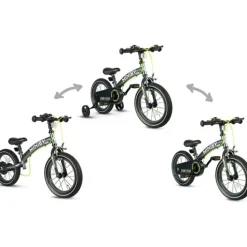 Qplay Miniby 3-in-1 kinderfiets – Grijs
