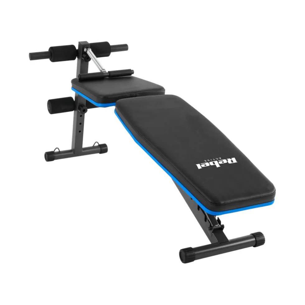 Rebel Active Schuine Trainingsbank met Beensteunen en Weerstandsbanden