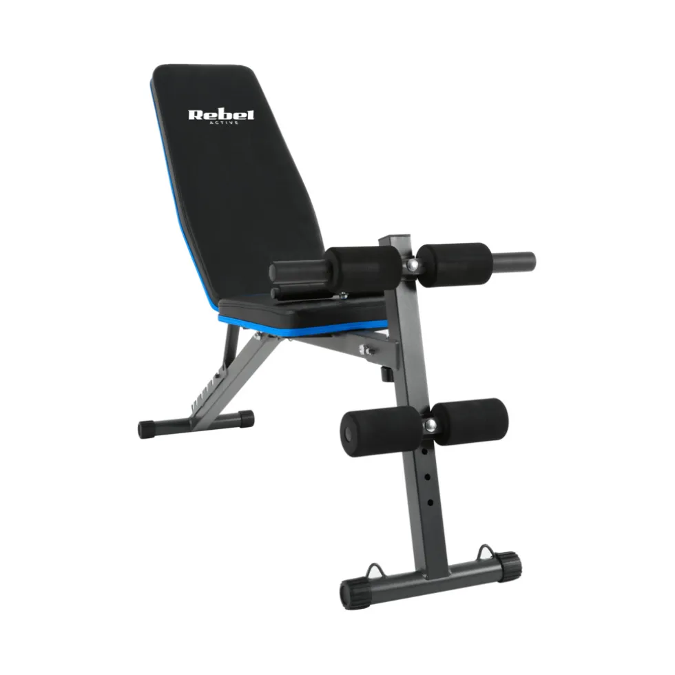Rebel Active Schuine Trainingsbank met Beensteunen en Weerstandsbanden