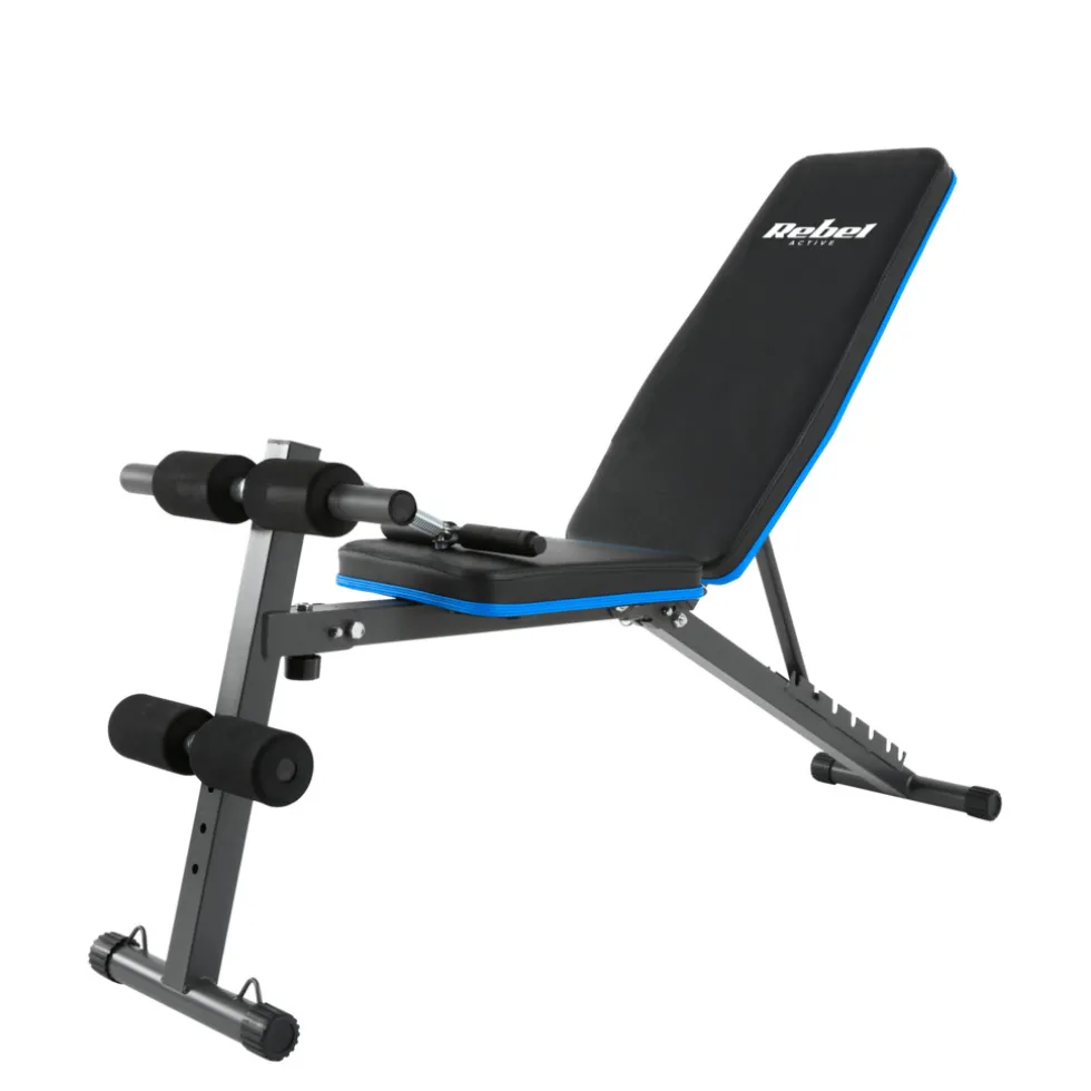 Rebel Active Schuine Trainingsbank met Beensteunen en Weerstandsbanden
