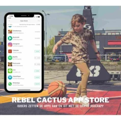 Rebel Cactus GPS Kindersmartwatch GO incl. gratis Lebara simkaart met tegoed