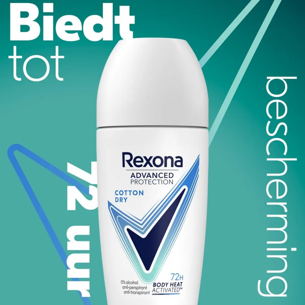 Rexona Advanced Protection Cotton Dry Antitranspirant Roller