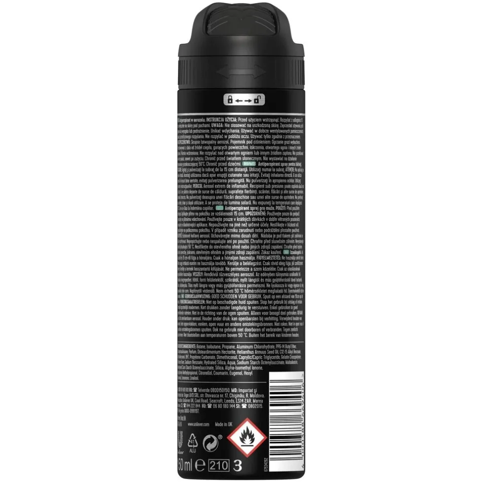 Rexona Men Sensitive Antitranspirant Deodorant Spray