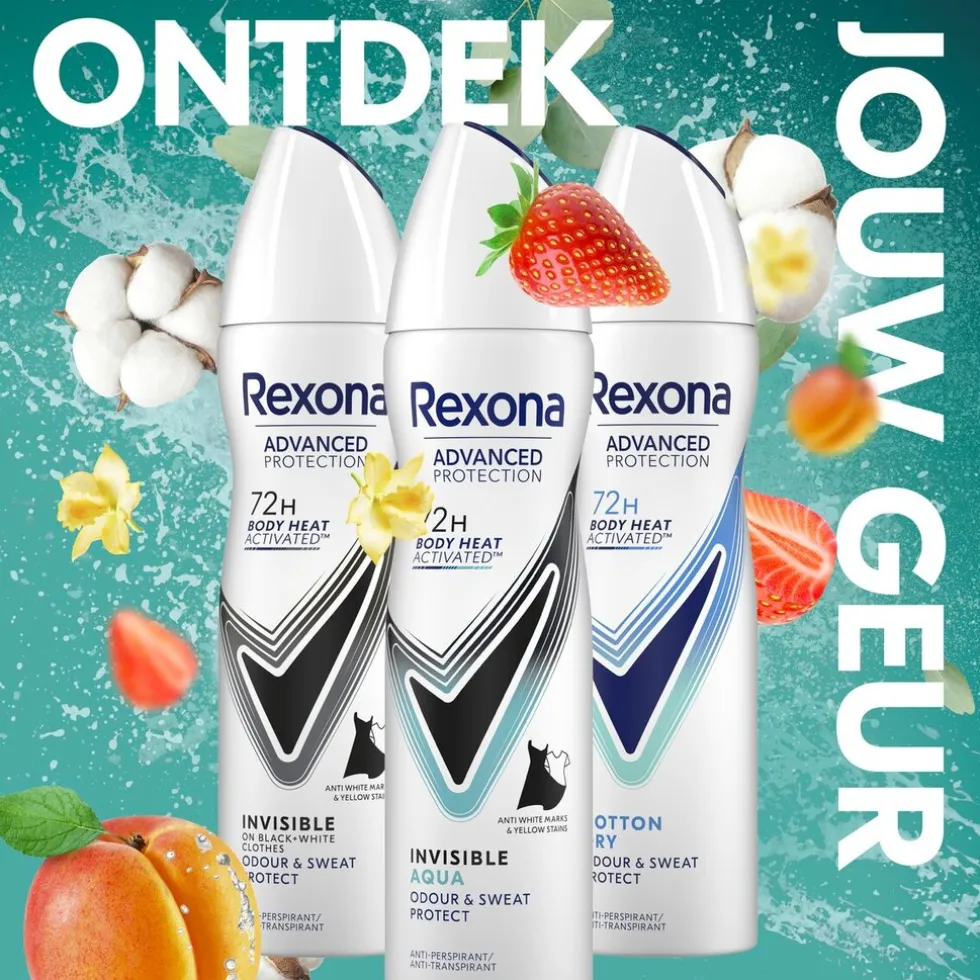 Rexona Women Invisible Aqua Antitranspirant Spray