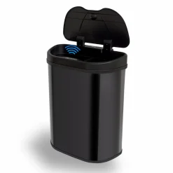 Rijoka Prullenbak Sensor Dubbel 70 Liter Recycle RVS Soft Close Vingerafdrukvrij