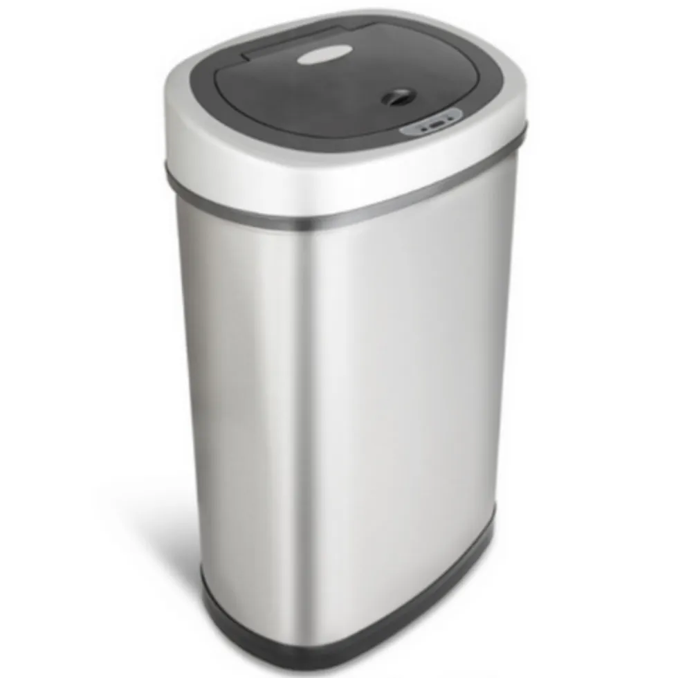 Rijoka Prullenbak Sensor 50 Liter RVS Soft Close Vingerafdrukvrij
