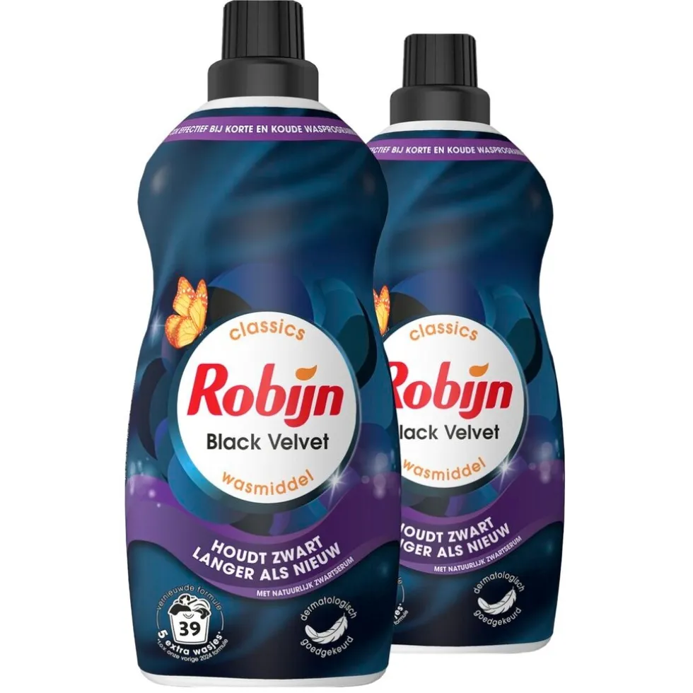 Robijn Classics Klein & Krachtig Black Velvet Vloeibaar Wasmiddel