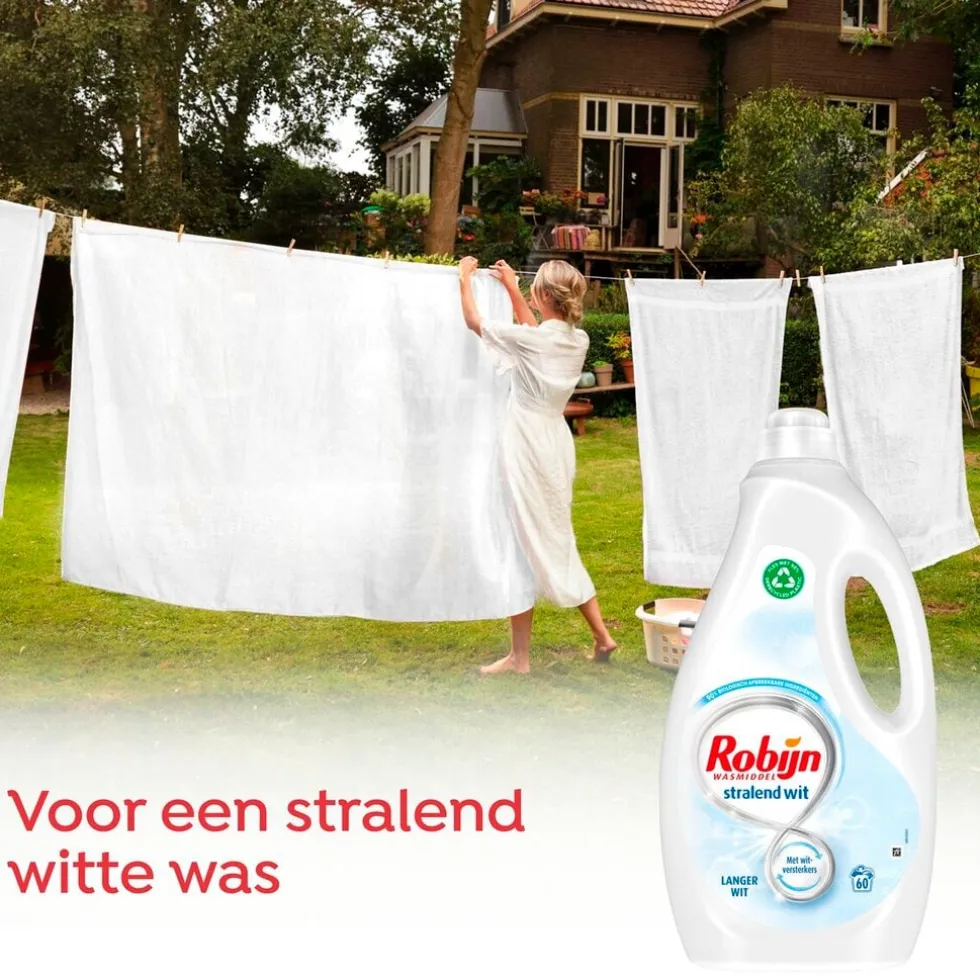 Robijn Stralend Wit Vloeibaar Wasmiddel
