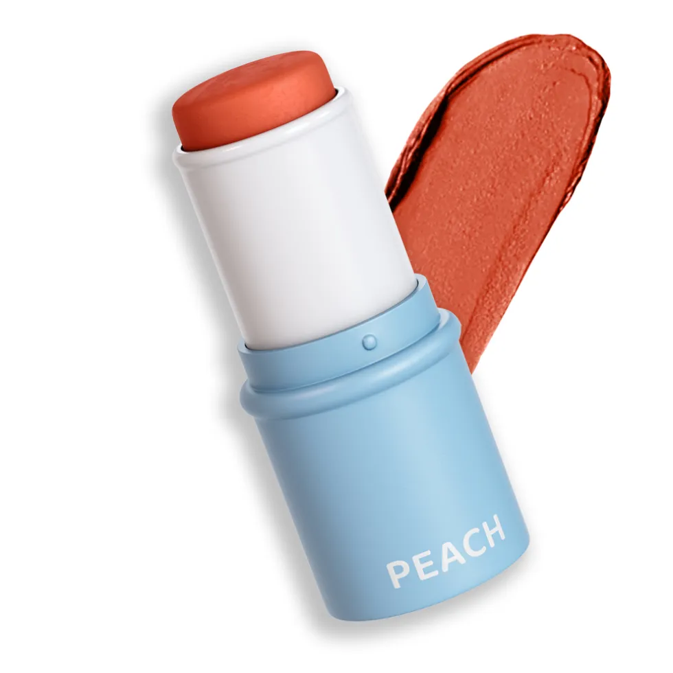 Rosalyne Pro-Age Peach Stick Blush Lipstick en Bronzer in één