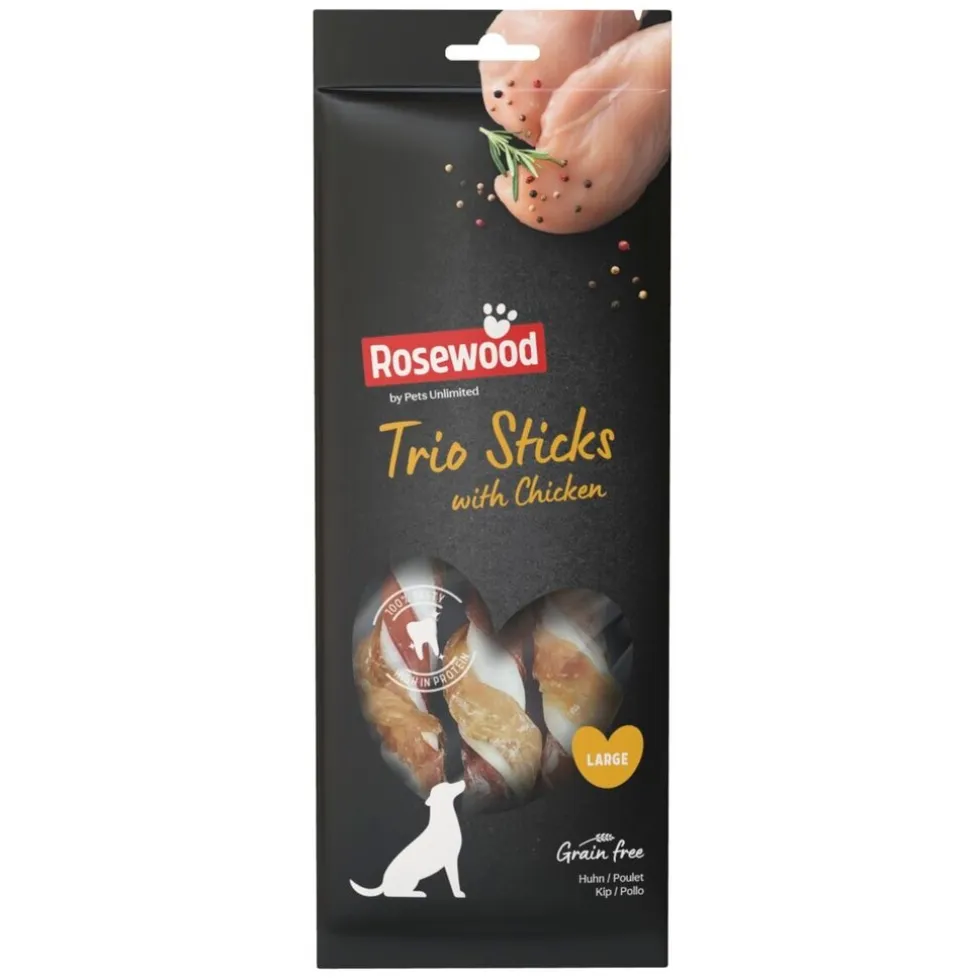 Rosewood Large Trio Sticks Hondensnacks