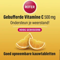 Roter Gebufferde Vitamine C 500mg Kauwtabletten