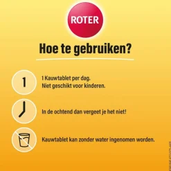 Roter Gebufferde Vitamine C 500mg Kauwtabletten