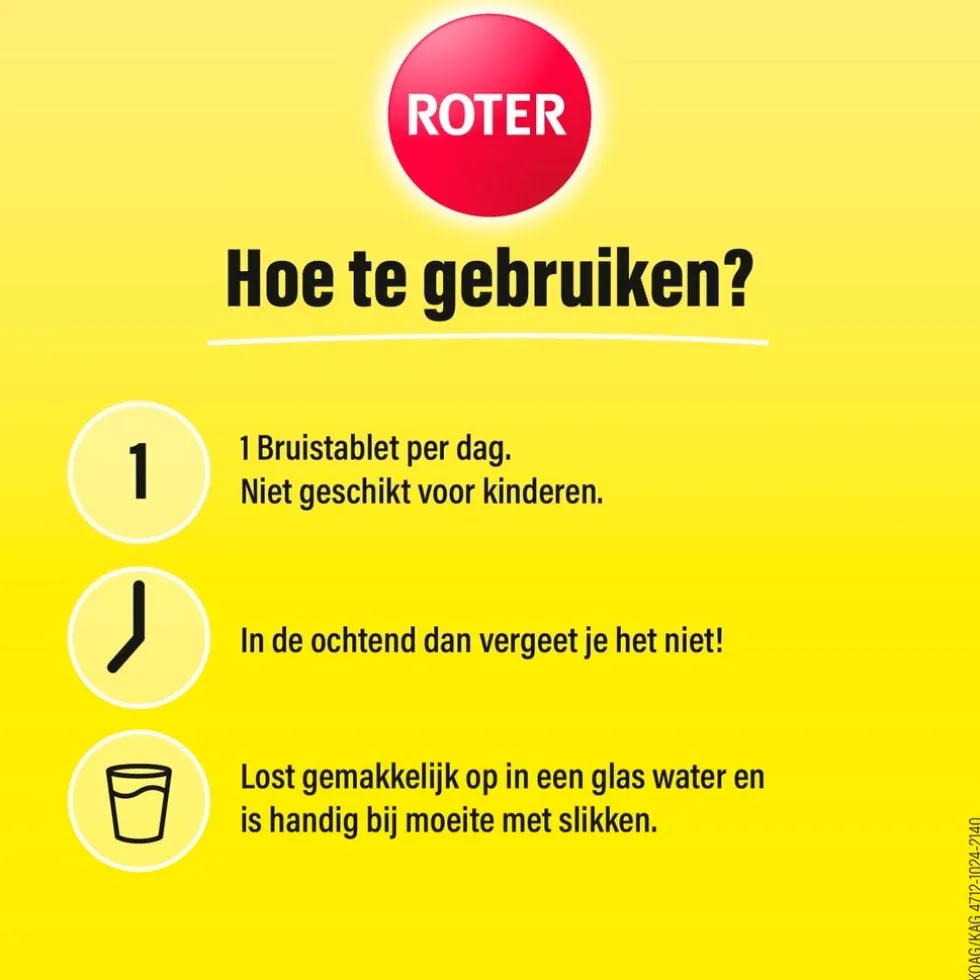 Roter Vitamine C 1000 mg Citroen Bruistabletten
