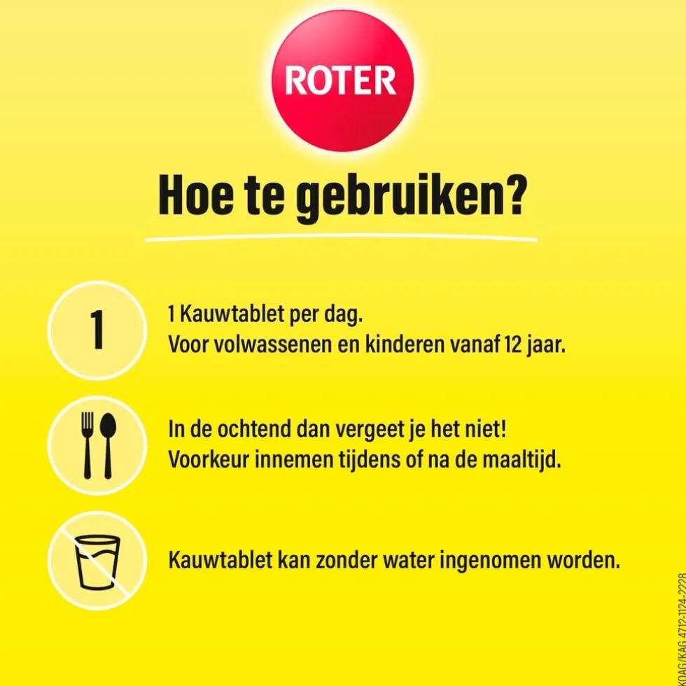 Roter Vitamine C 500 mg Kauwtabletten