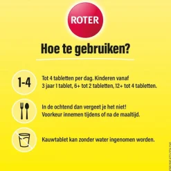 Roter Vitamine C 70mg Citroen Kauwtabletten