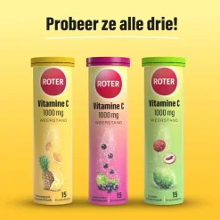 Roter Vitamine C 1000mg Sinaasappel Ananas Bruistabletten