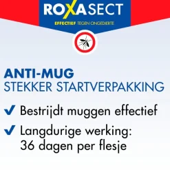 Roxasect Muggenstekker Startverpakking
